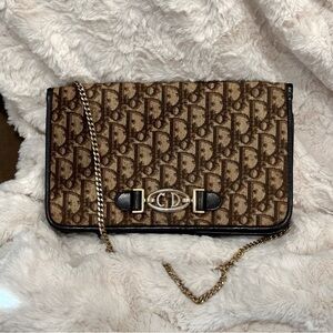 Christian Dior brown vintage bag